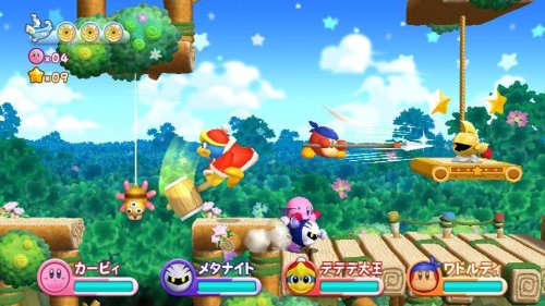 星之卡比wii 回歸經典玩法支援4 人熱鬧同遊 Kirby S Return To Dreamland 巴哈姆特