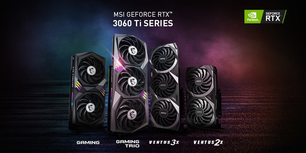 微星科技發表GeForce RTX 3060 Ti 系列顯卡融合最新的圖形技術等- 巴哈姆特