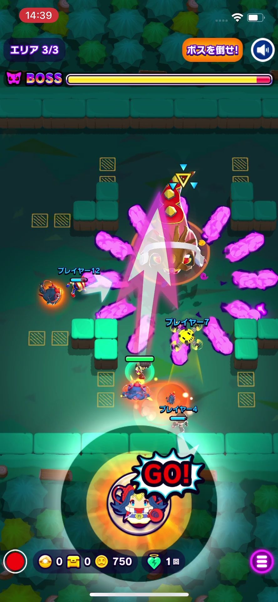 關卡中有著各式各樣的機關,更甚而會有強度跟攻擊手段的 WaruQ 登場。將會要求考慮了上述要素後的通關戰略 image