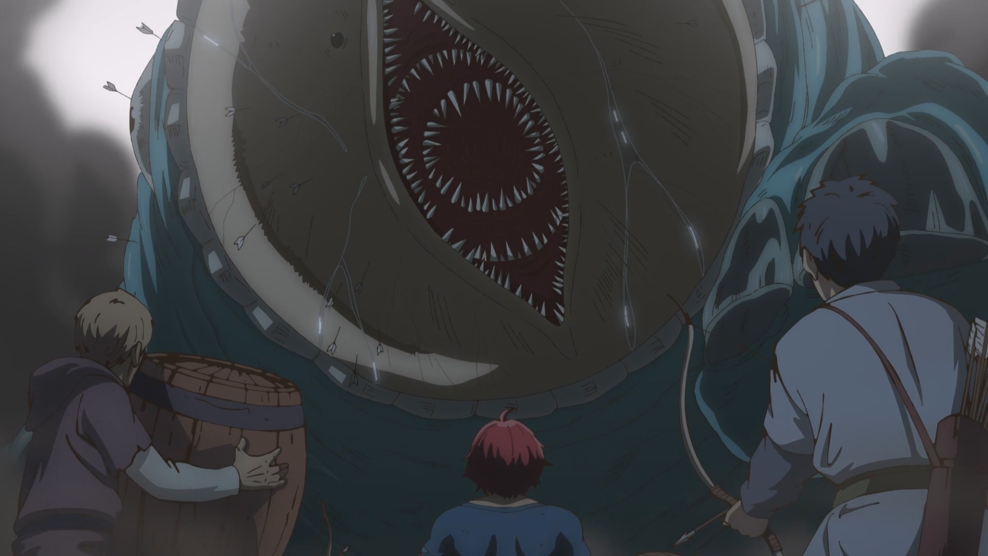 在羽賀充分的準備,與村民的協助下,終於擊倒了來襲的霍莫依龍。 image