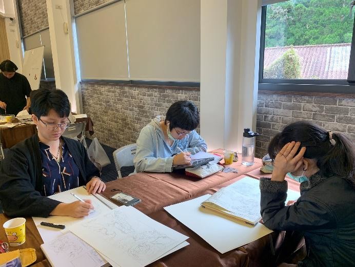 學員創作過程 image