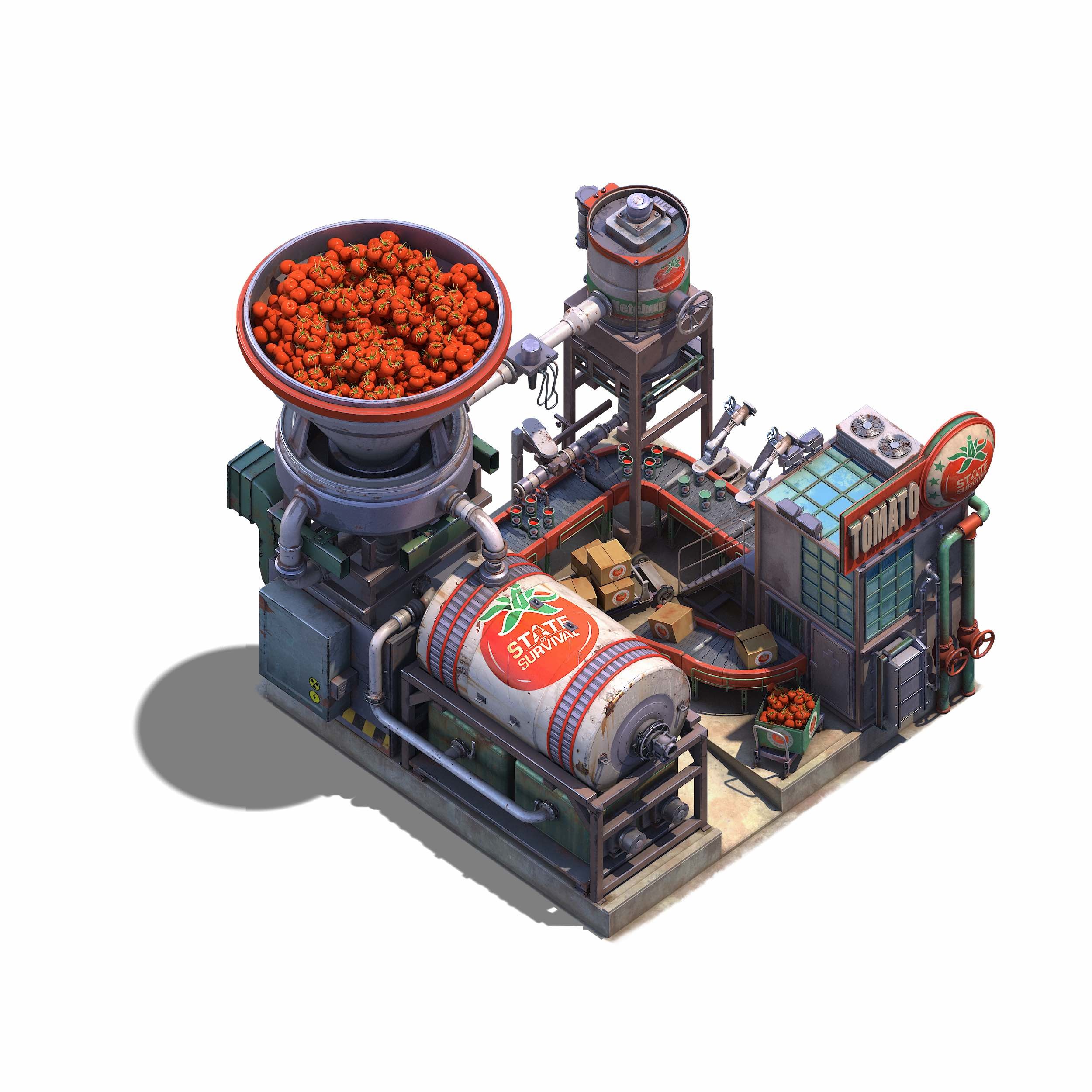 番茄主城以及番茄裝飾物 image