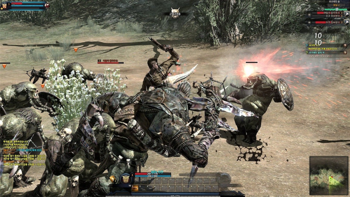 槍劍士可使用槍械來進行攻擊