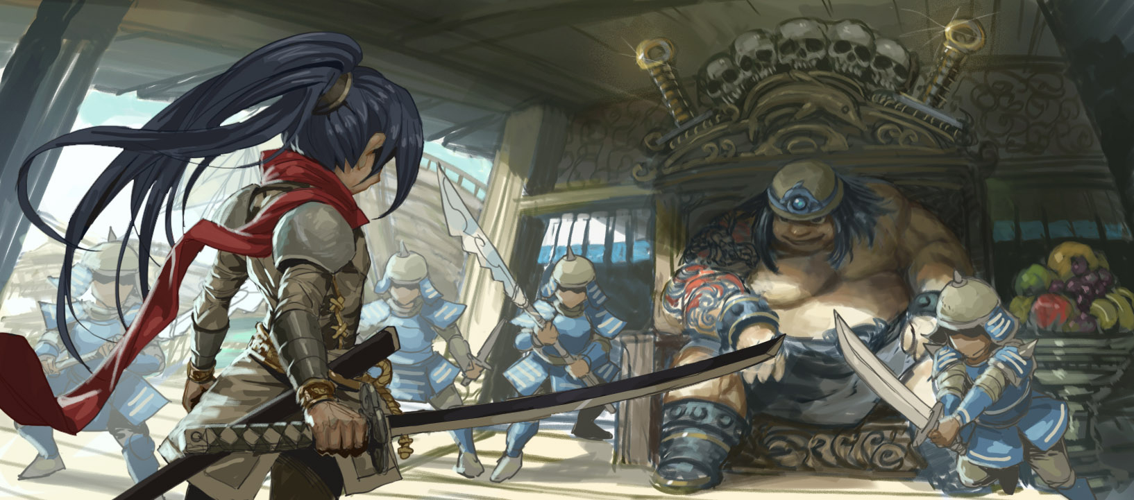 日本遊戲廠商 Gianty 首次曝光新作《Goken》美術圖《Goken》 - 巴哈姆特