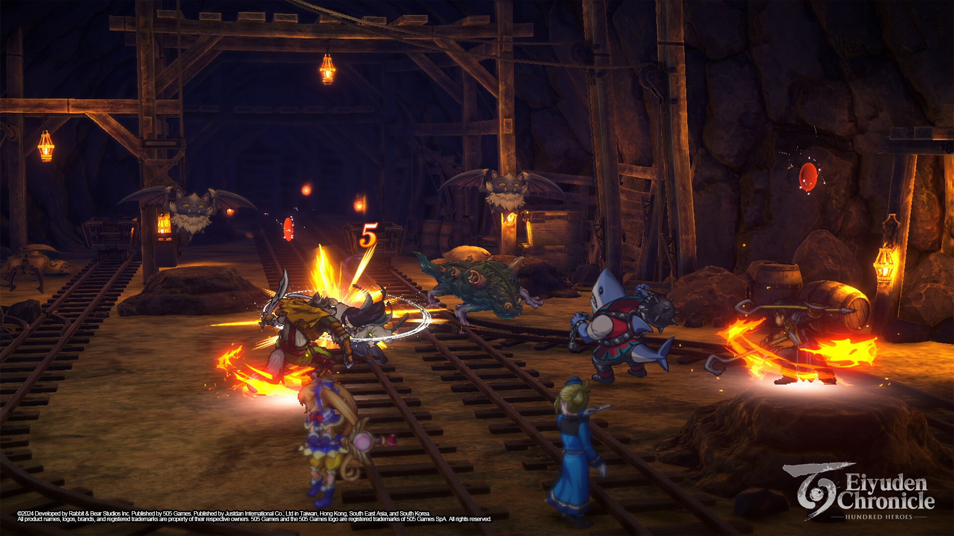 《百英雄傳》遊戲畫面截圖 (* 此為開發中畫面實機可能與此不同) image