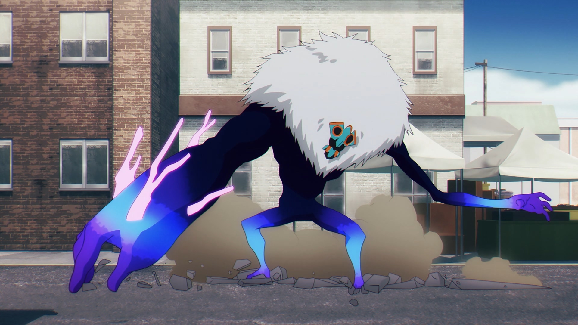 突然響起的琴聲,不止讓整個市場中的人們都為隻傾聽,也吸引到了痛恨音樂旋律的怪物。 image