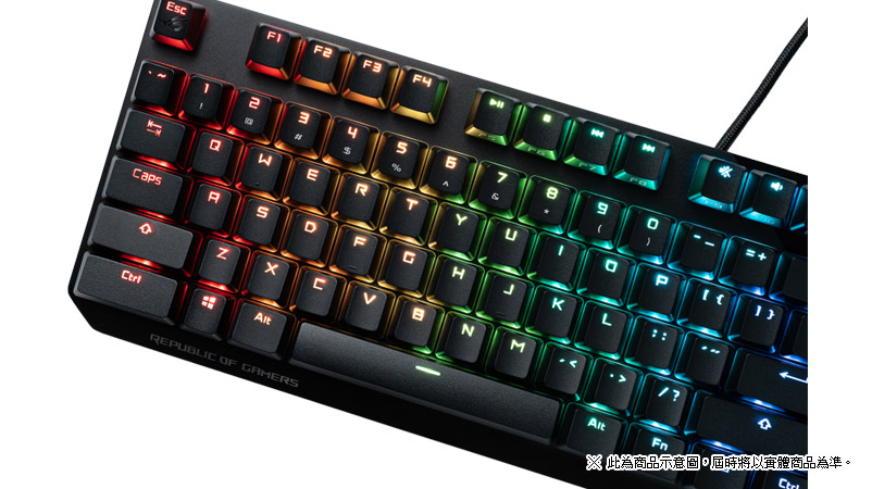 Asus Rog Pbt 鍵帽組 英文鍵面 巴哈姆特