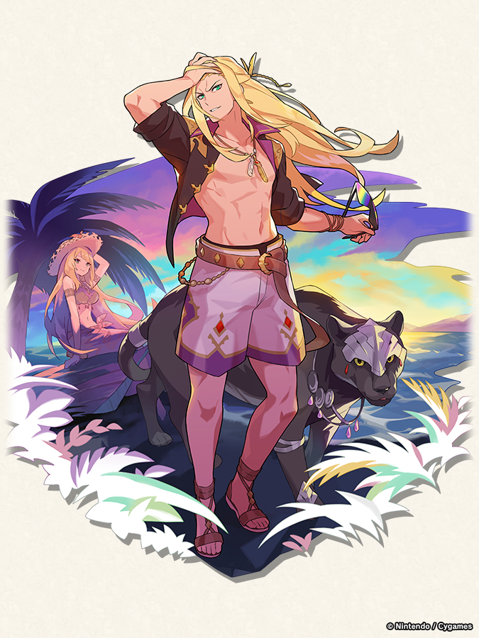 「雷歐尼特(夏日Ver.)」(CV:#関智一)「什麼才稱得上真正的假期,就由我來教教你吧。」 image