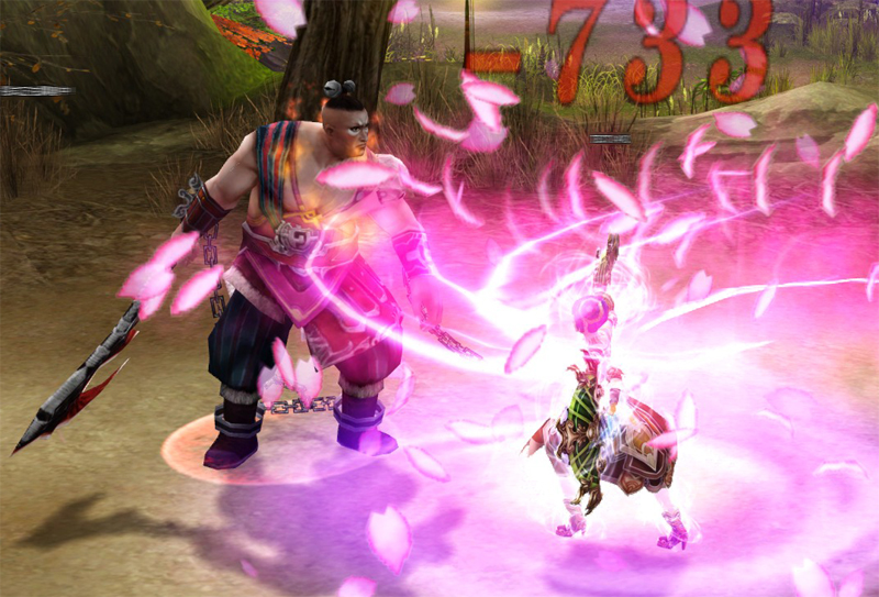 「名花流」身輕如燕,手持雙扇殺敵於無形!