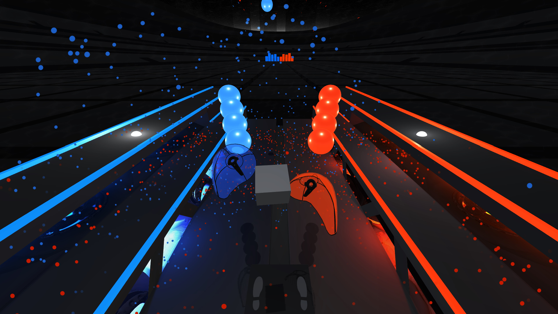 【直播】HTC Vive 虛擬實境《Audioshield》隨著音樂節奏擺動雙臂來場帥氣攻防戰 - 巴哈姆特