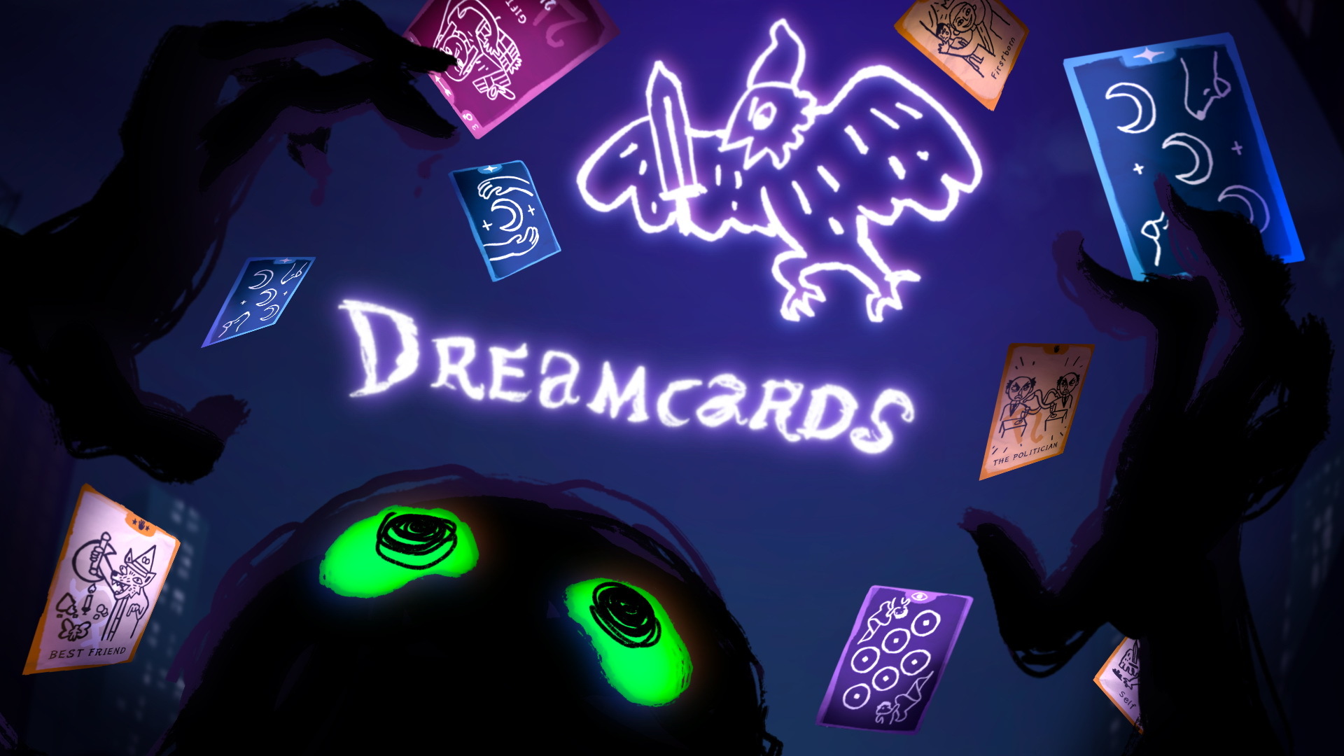卡牌策略新作《夢魘牌》將於 8 月 19 日發售 用人際關係構築牌組《Dreamcards》 - 巴哈姆特