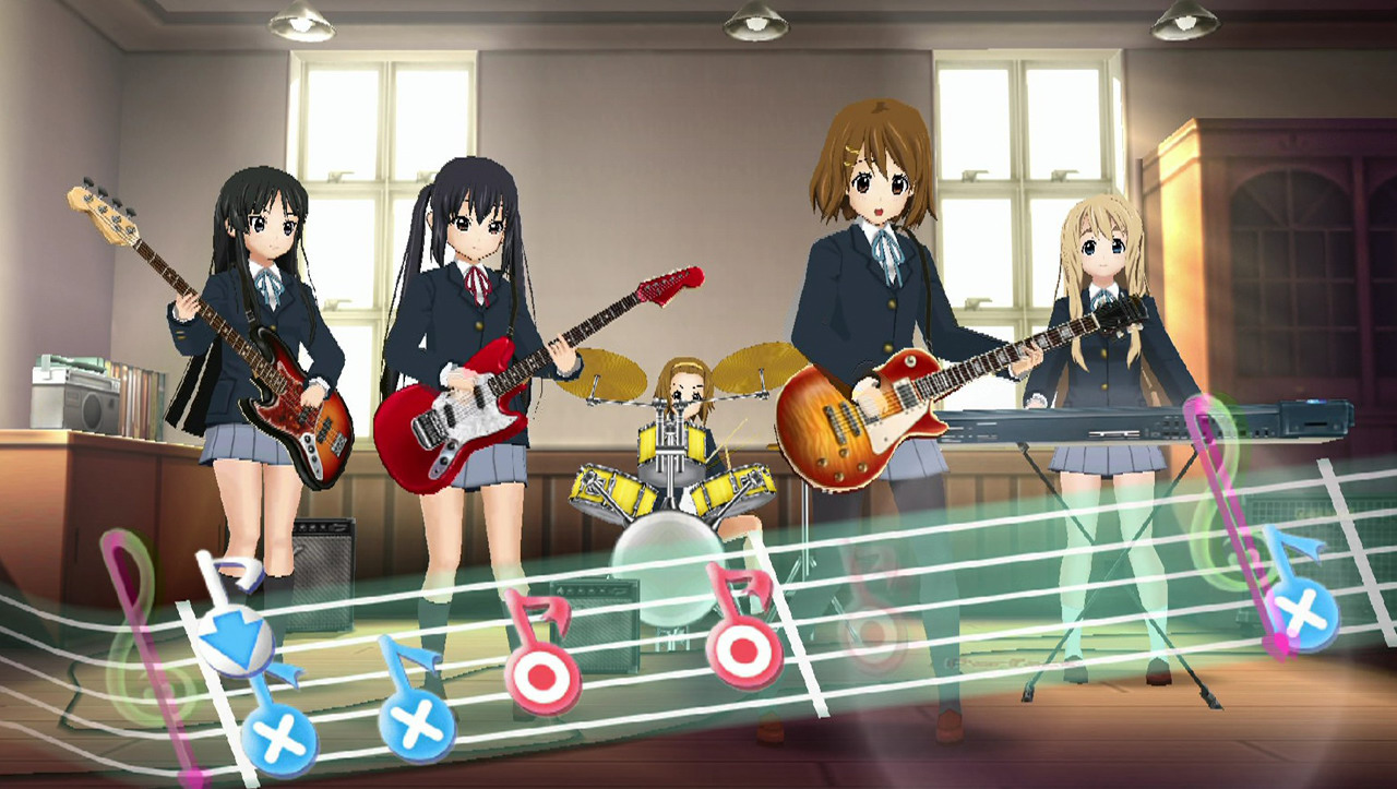 Game on. K-on игра. K-on игра мейкер. K-on концерт. K-on играют.