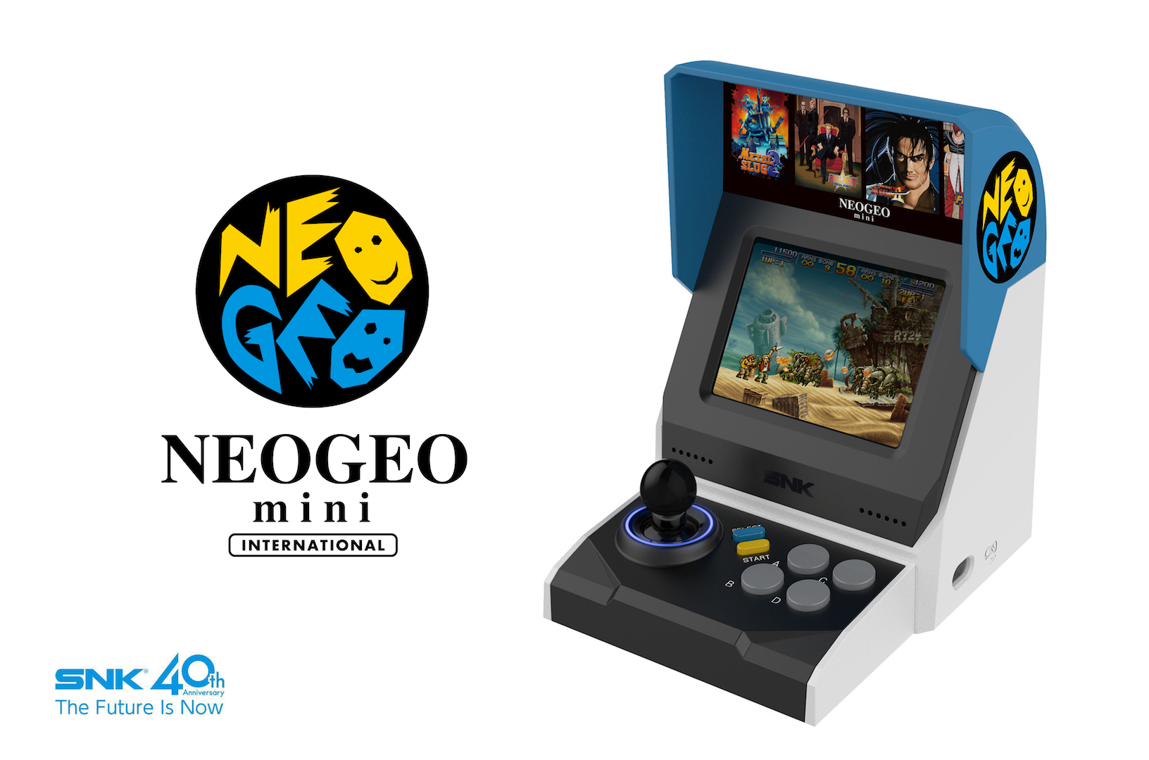 SNK 40 周年紀念遊戲機「NEOGEO mini」正式發表內含40 款NEOGEO 遊戲