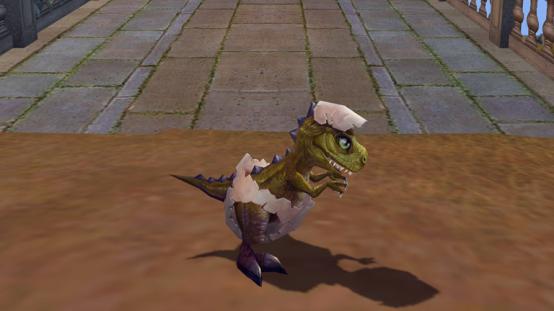 可愛逗趣的蛋殼龍