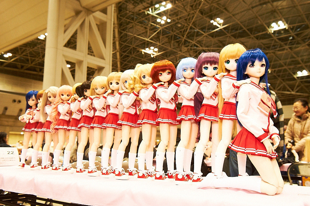 模型製造商 Volks 慶祝 40 周年大展 齊聚三千個娃創世界紀錄 - 巴哈姆特