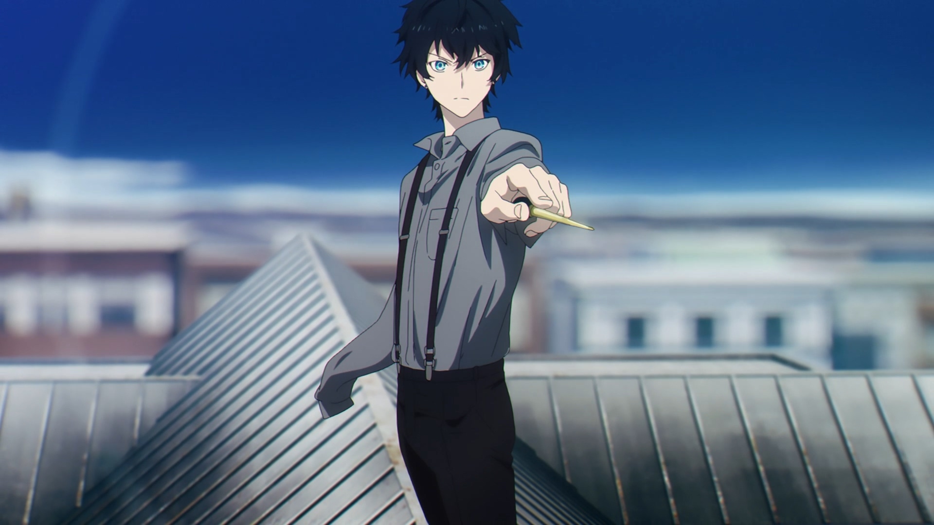 隨著磔人的右手消失,命運身上變成了一身紅色的戰袍。 image