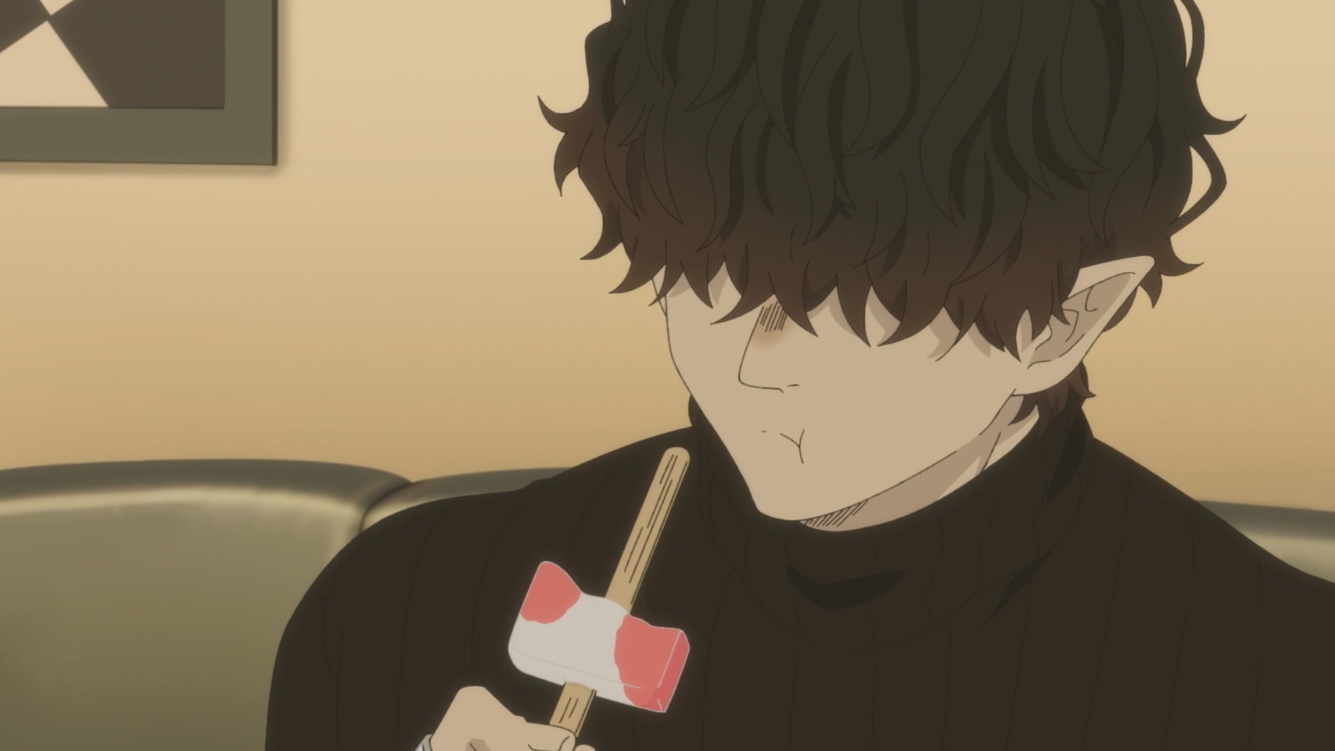 在便利商店店員的建議下,打開暖氣冬天吃冰 image