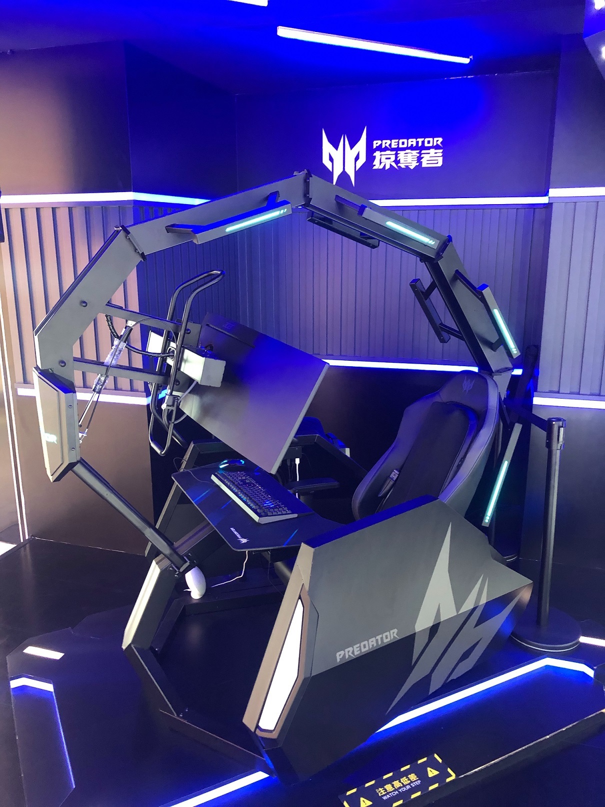 宏碁二代掠奪者電競座艙Predator Thronos Air 於品牌旗艦精品館亮相