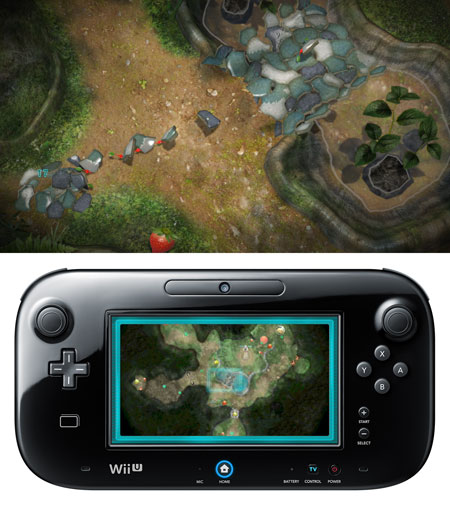 Wii U 遊戲平板還可以作為地圖和雷達來輔助操作