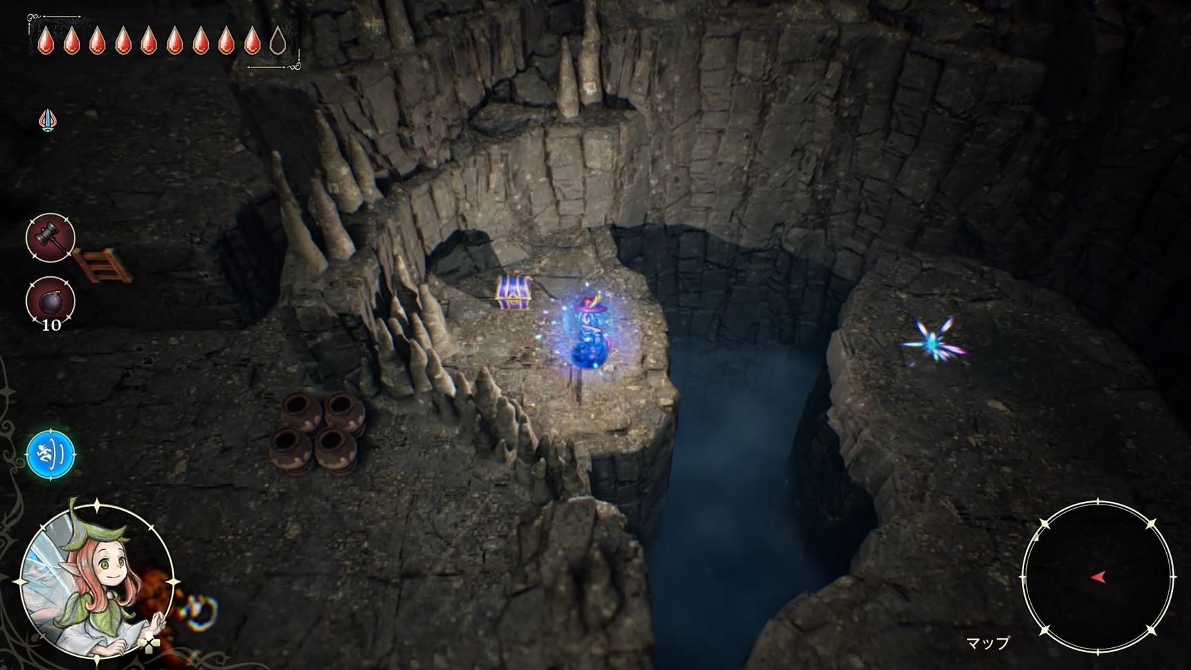 可以讓艾略特瞬間移動至菲伊所在位置的魔法──「瞬移」。可以繞過障礙物、躲避攻擊或繞到敵人背後,使用方法五花八門 image