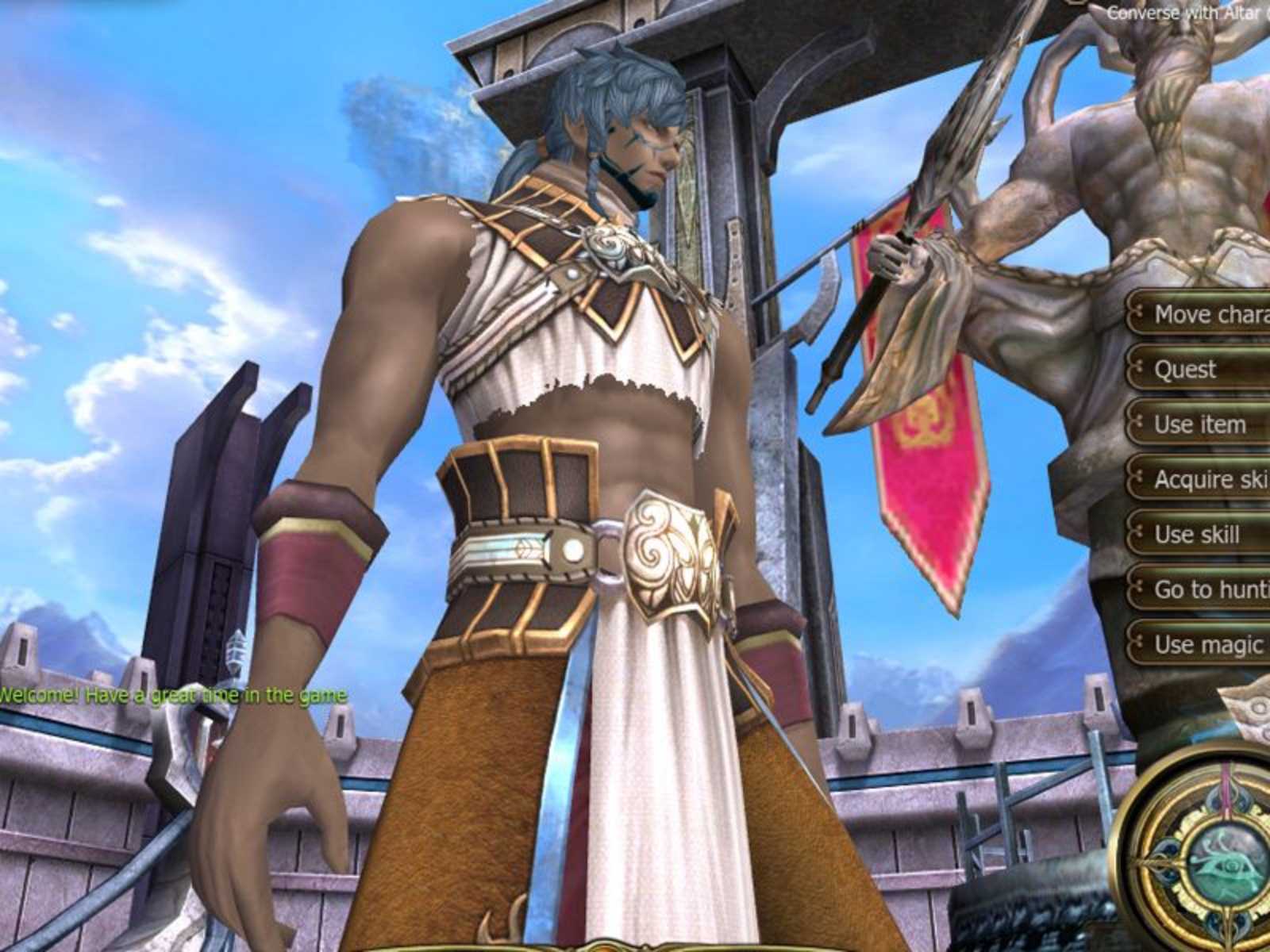 戰士造型是東洋風格