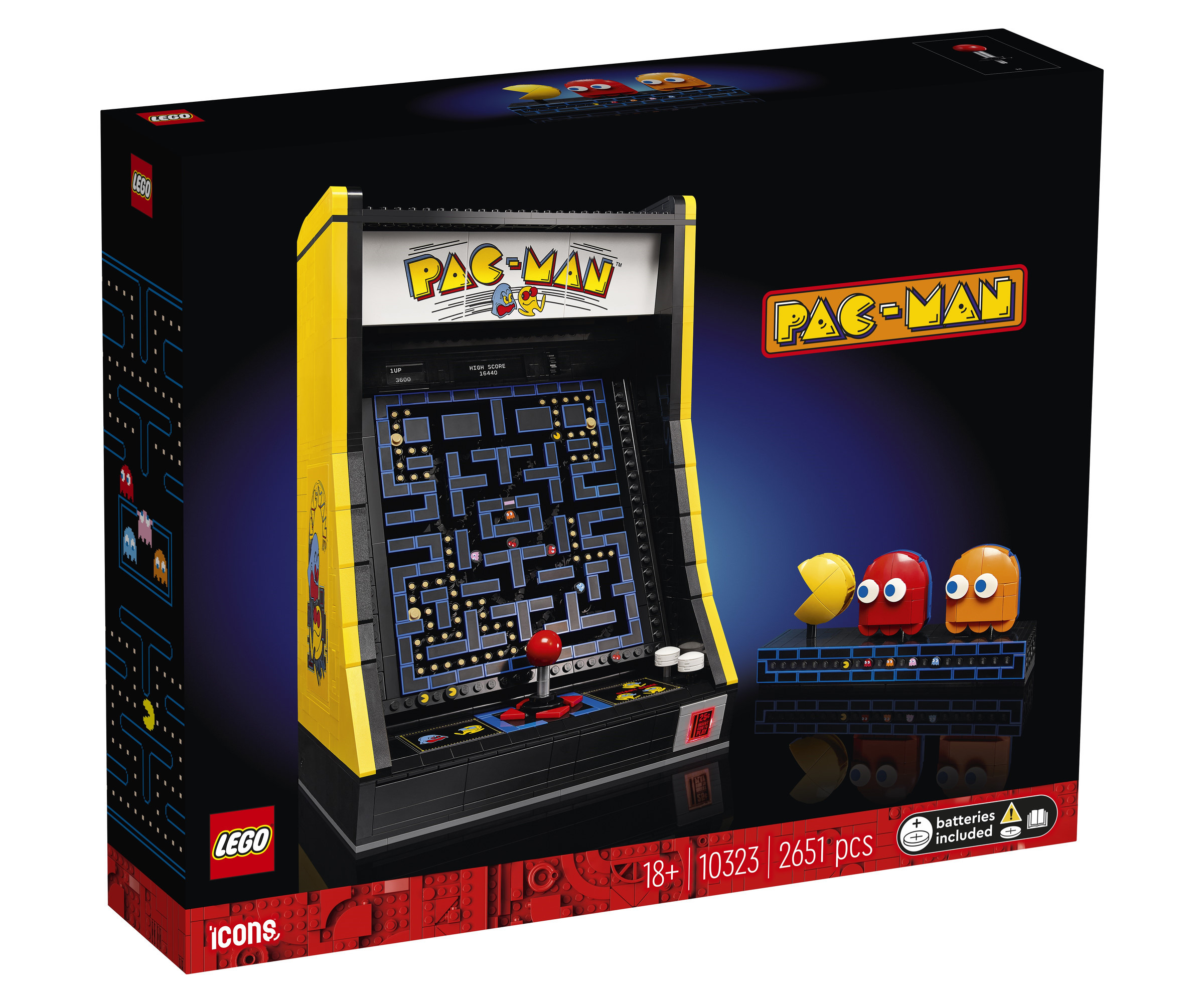 樂高與萬代南夢宮歡慶經典街機遊戲《PAC-MAN》43 歲生日推出全新街機造型積木套組- 巴哈姆特