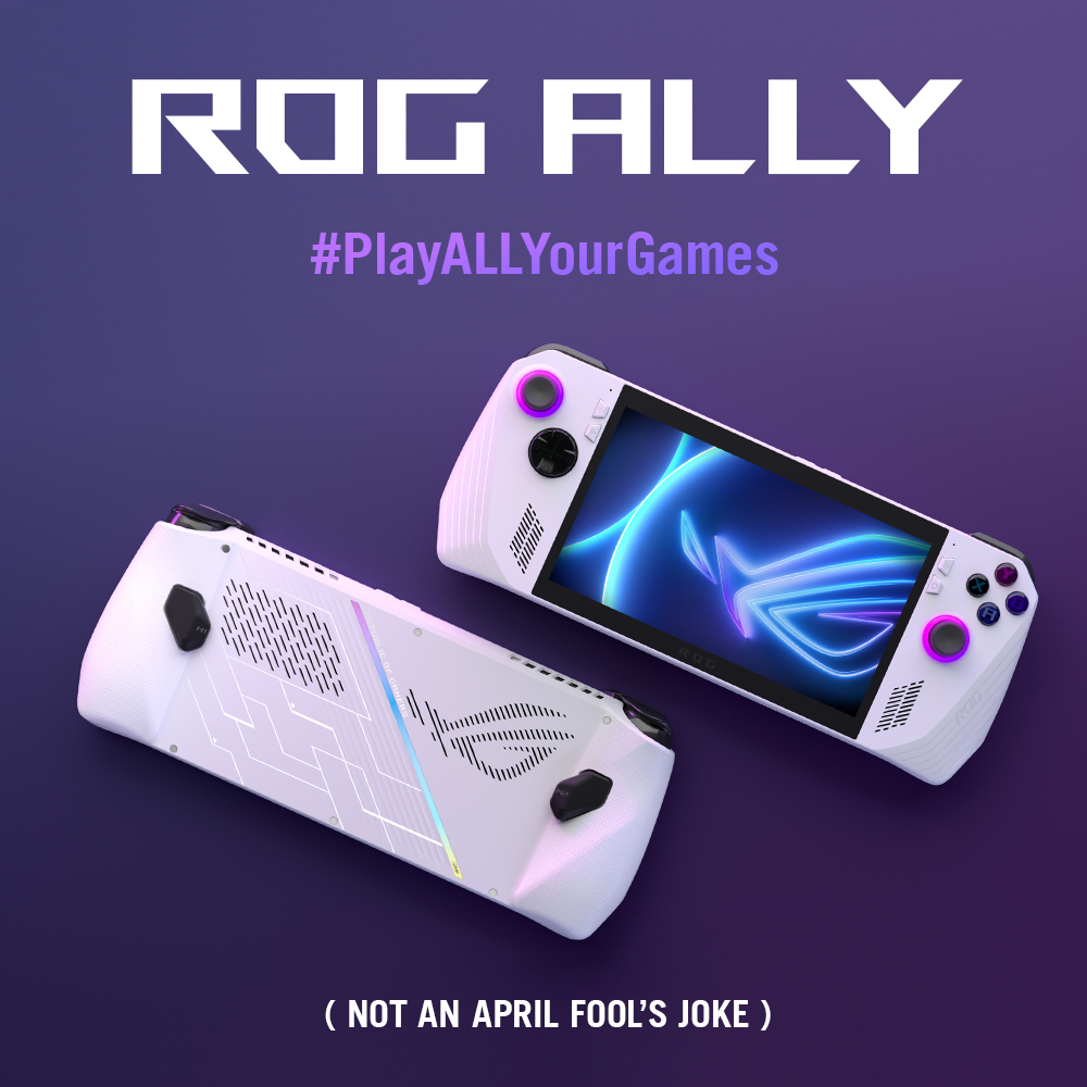 非愚人節玩笑！ROG 發表旗下首款可攜式遊戲PC「ROG ALLY」 將開放美加