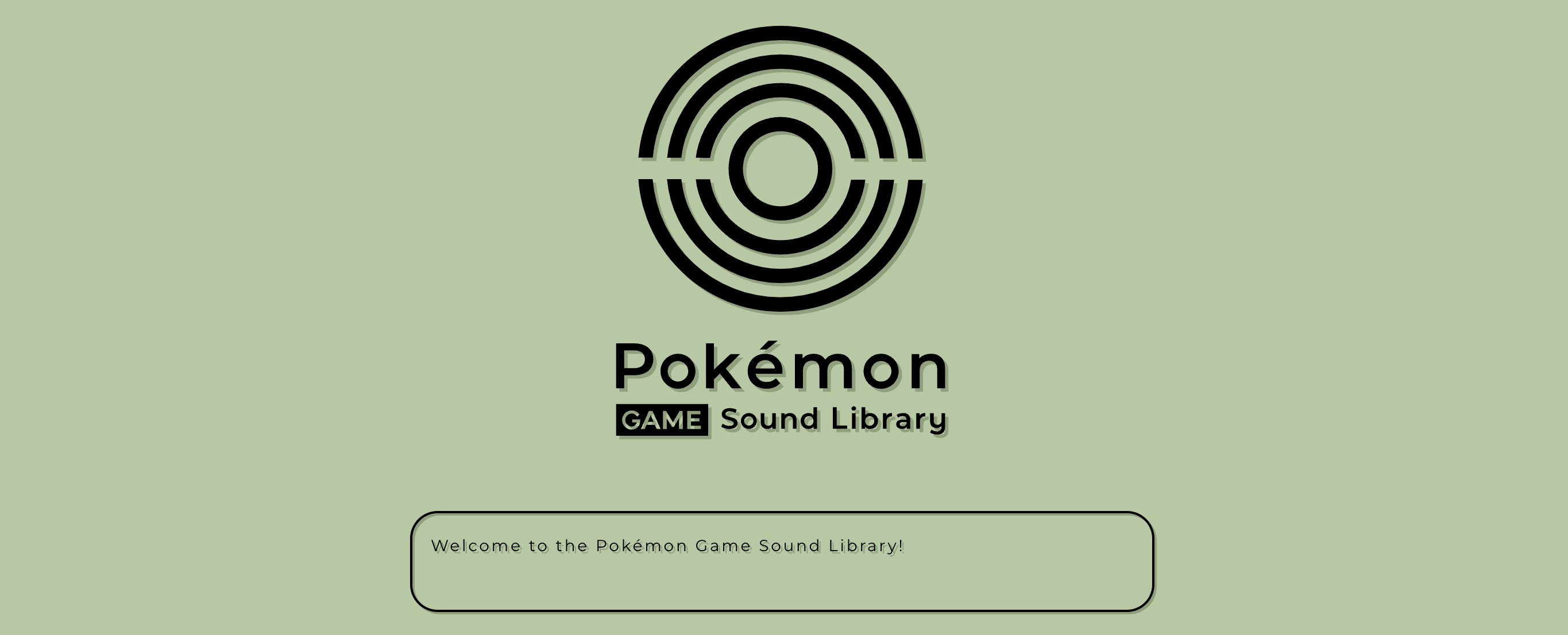 Pokémon Game Sound Library