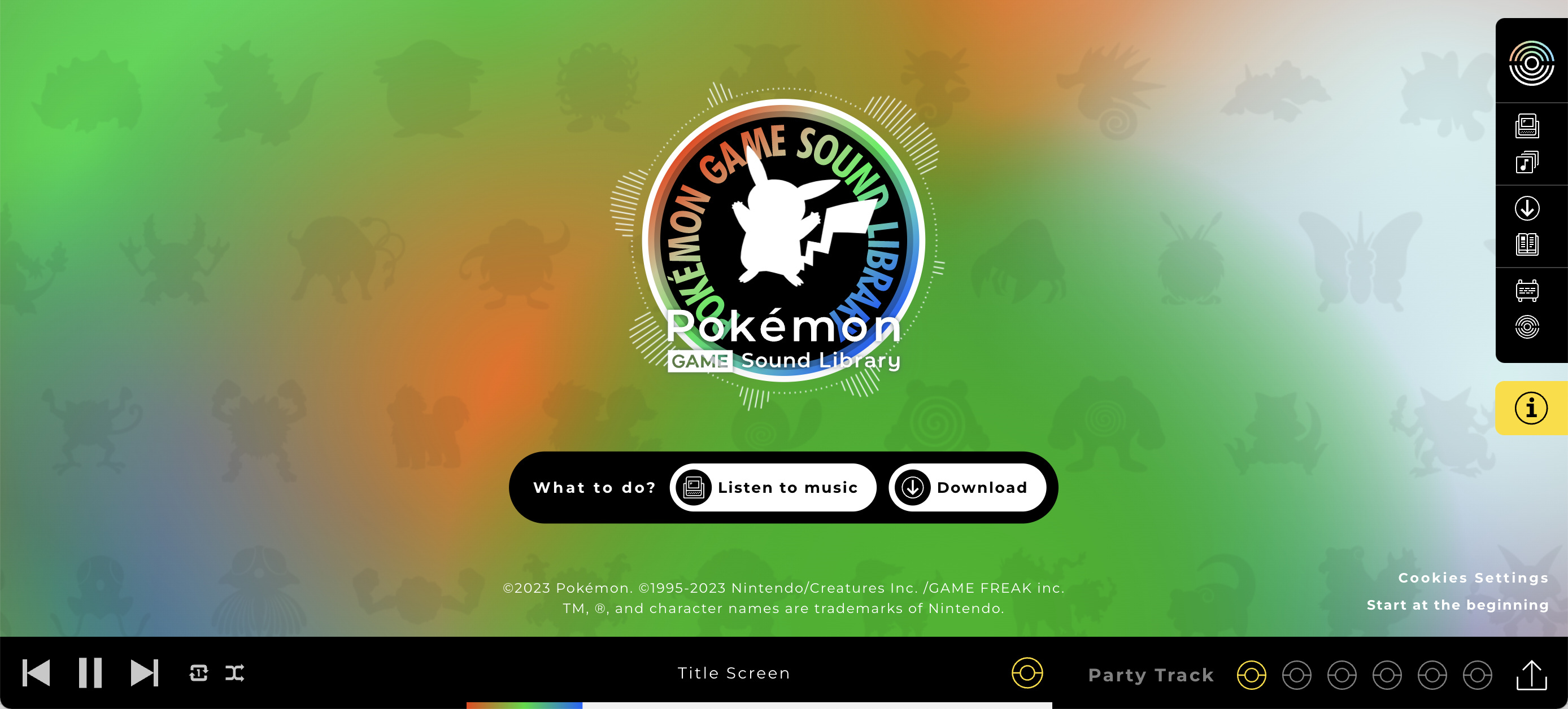 Pokémon Game Sound Library