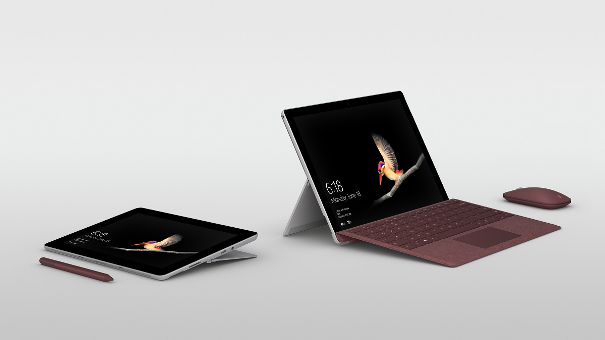 微軟旗下新款二合一裝置Surface Go 公布上市日期實體鍵盤保護蓋、行動