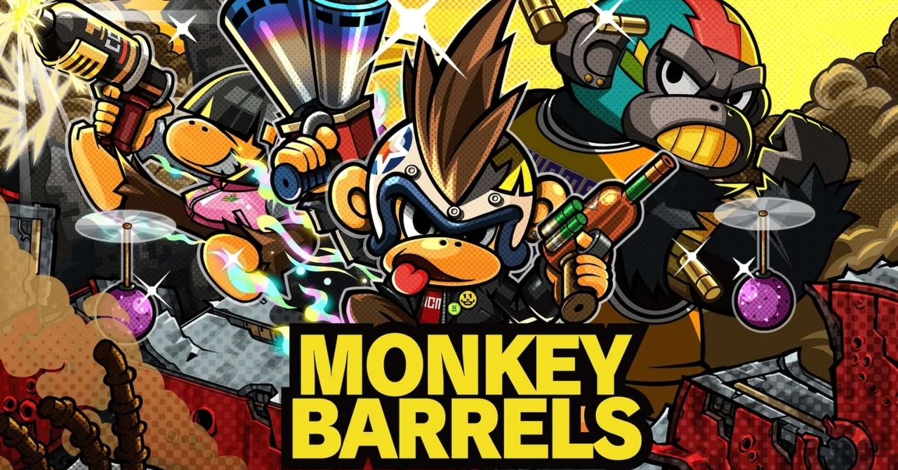 Action shooting game “Monkey Barrel Battle” will land on the PC platform to support cross-platform PVP battle “MONKEY BARRELS”