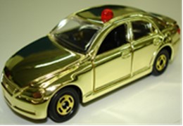 本月25日前於TOMICA SQUARE台中店購買TOMICA商品滿額即贈送日本空運非賣品特別版鍍金小汽車