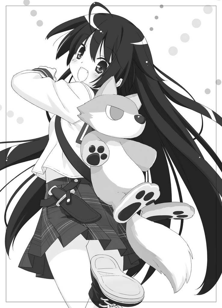 櫻桃開心背著自己的新包包