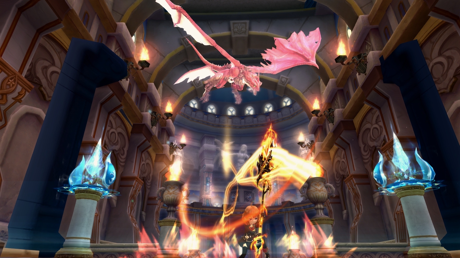 探索藍晶瀑布深處的密道 星界神話 職業特殊技能覺醒 Astral Realm 巴哈姆特