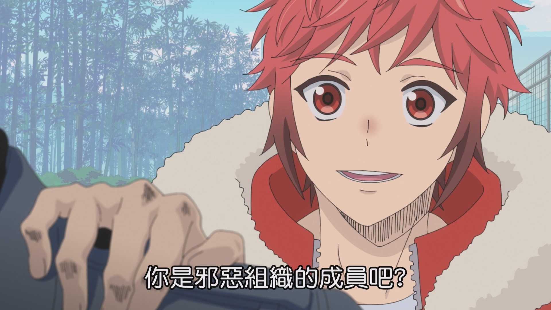 才剛講完,紅戰士,曉(CV:石橋陽彩)就出現了 image