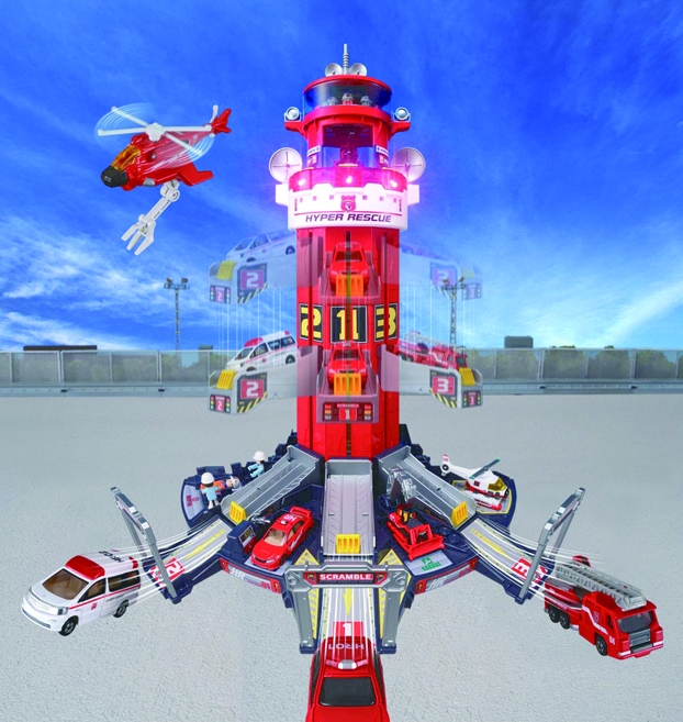 TOMICA SQUARE台中概念店首先推出全台獨家搶先上市的「緊急司令塔」新品