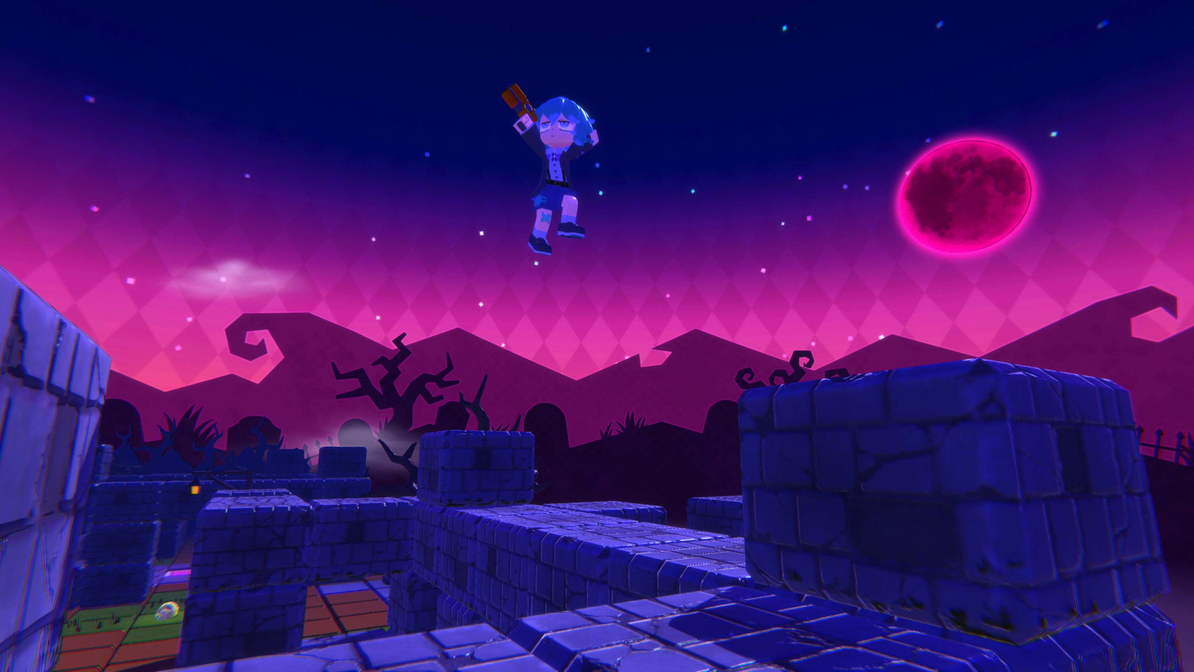 裝備提高跳躍能力的裝備,就可以跳得更高 image