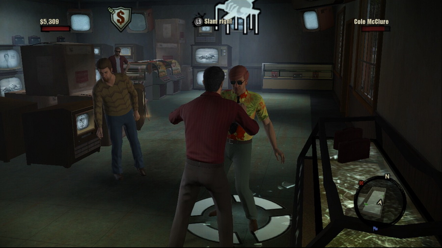 在店面中威脅負責人,逼迫對方妥協並接受你開出的條件