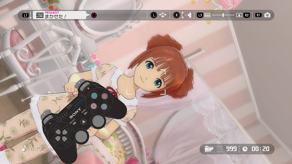 ※ 示意畫面,PS3 手把在實際遊玩時並不會顯示