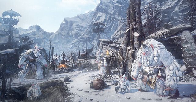 棲息在永冬之山翡翠星光之森的奧珍西尼,象徵冬天的雪怪 image