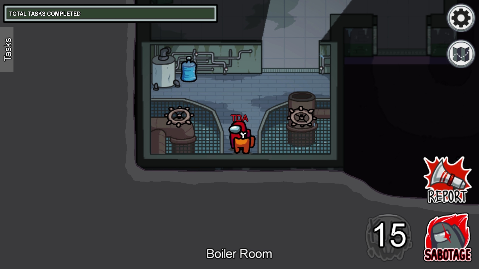 靠近機組員到一定距離以後「殺害」的按鈕就會亮起。點擊後(鍵盤操作則是按 Q 鍵)就能瞬間接近,殘忍結束目標的生命 image