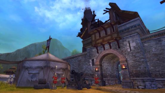 人類-堅實厚重的王城壁壘