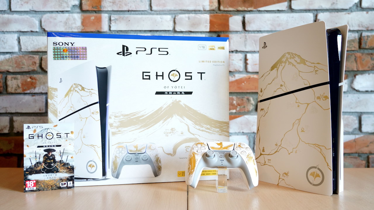 《羊蹄山战鬼》黄金限量版 PS5 主机同捆组开箱抢先看 以日本传统工艺为设计灵感