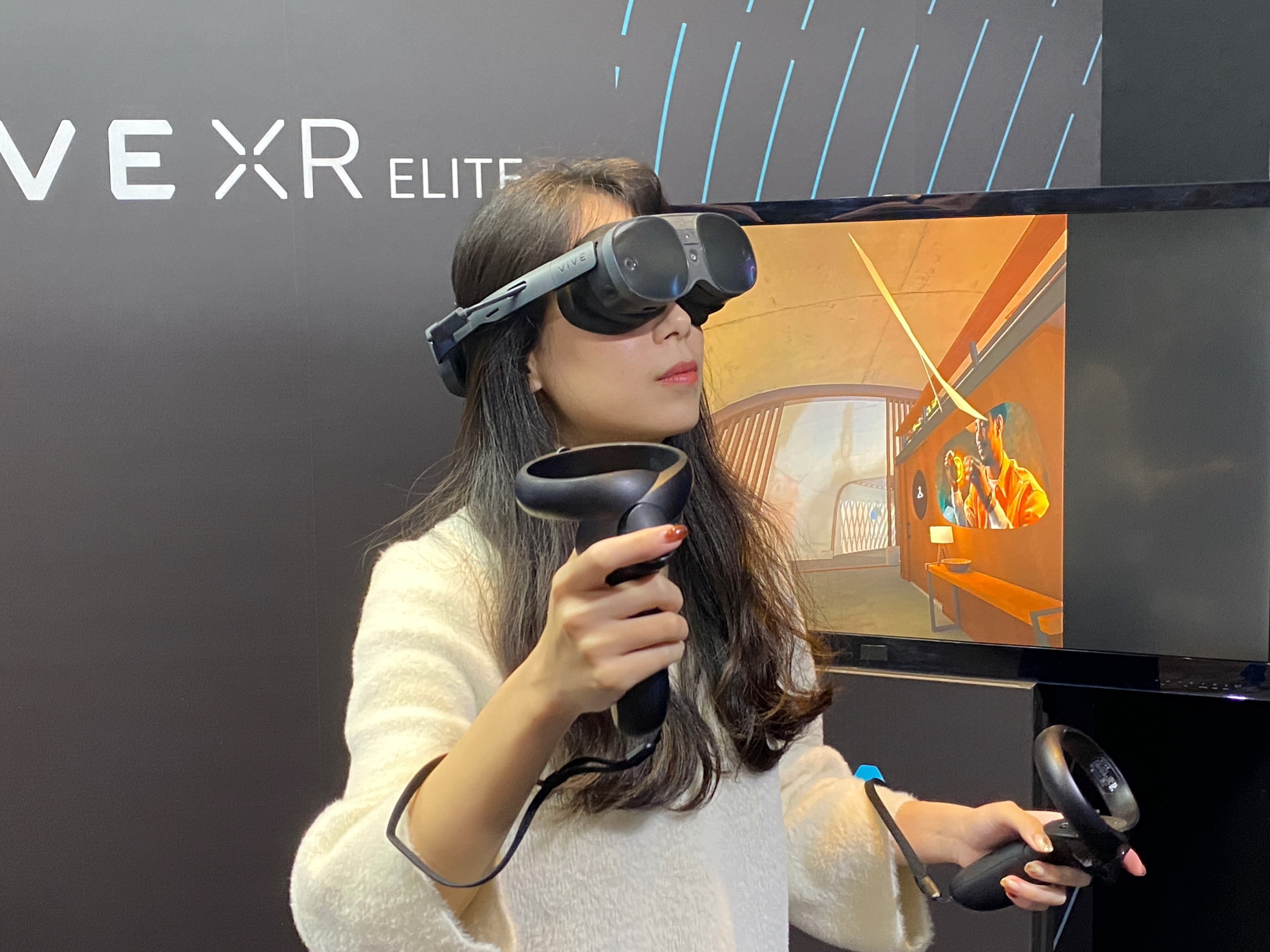 HTC 发表 VR 与 MR 一体机 VIVE XR Elite　配备全彩 RGB 透视镜头、可变身沉浸式眼镜插图