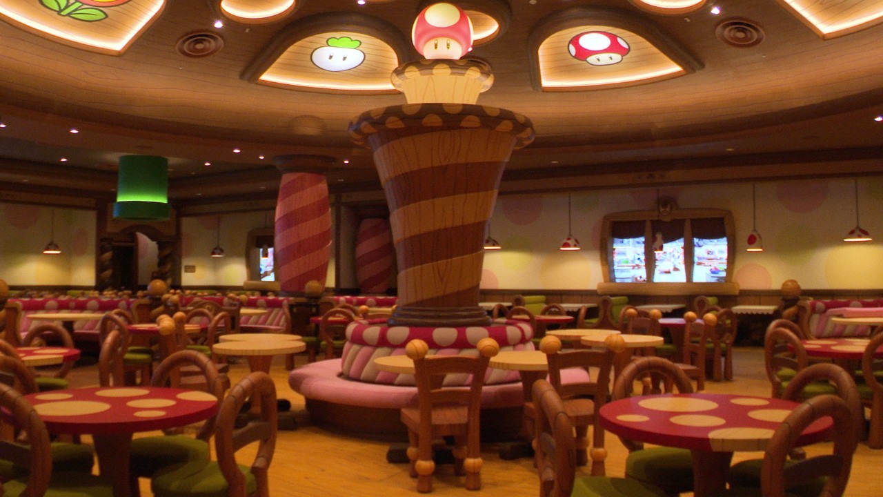 天花板上裝飾著各式各樣強化道具 image