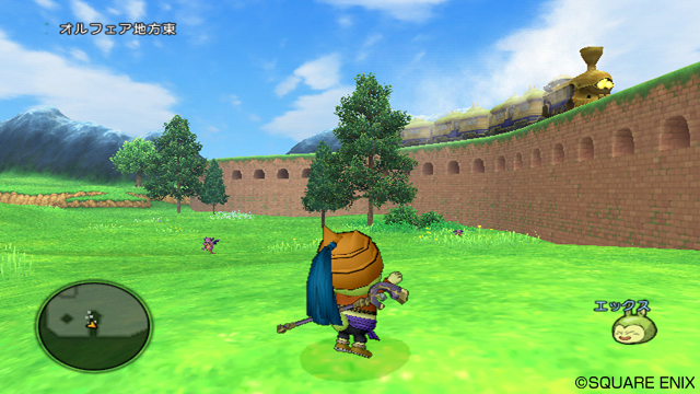 歐爾非亞東部地區(オルフェア地方東) 在布克樂園大陸接近中央的遼闊草原。看到在大陸間往來的列車奔馳的樣子,肯定會讓人興奮的。