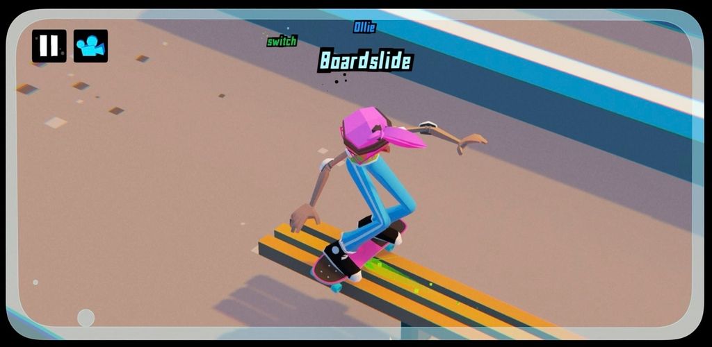 《Pocket HalfPipe》獨立開發者新作《口袋滑板 Pocket Skate》於 App Store 商店推出