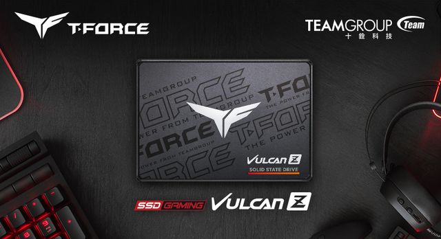 十銓科技推出新一代 T-FORCE VULCAN 火神 Z SATA SSD