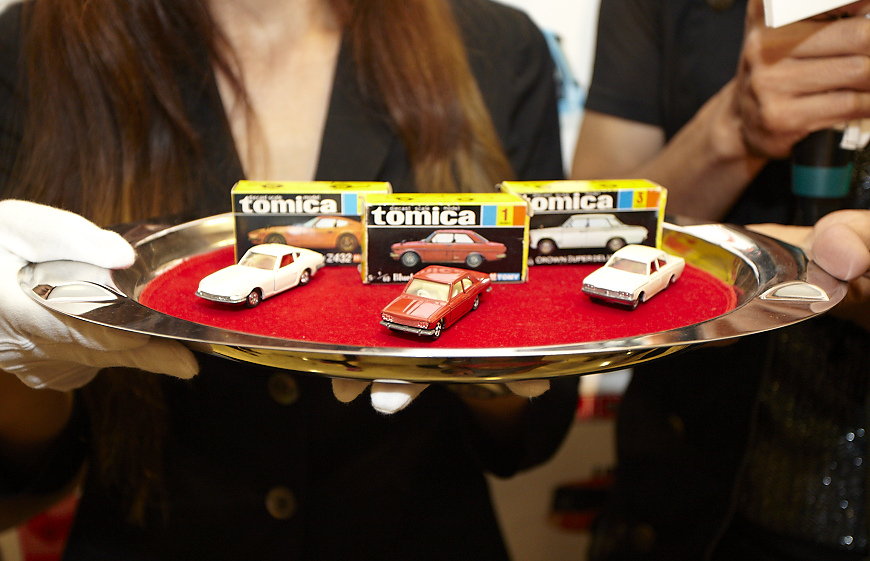 特別企劃-TOMICA WORLD 迷你回顧展,展出 1970 年世界第一台 TOMICA 小汽車