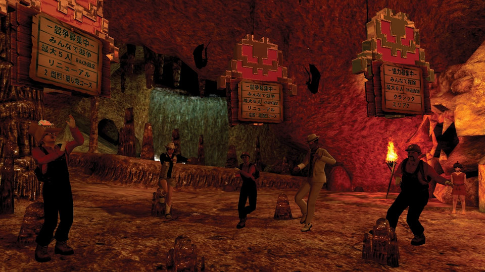 可透過石像來尋找連線同樂夥伴